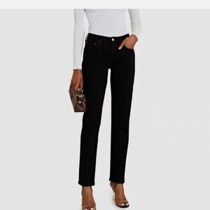 AGOLDE Stovepipe Devon Black Women's Jeans